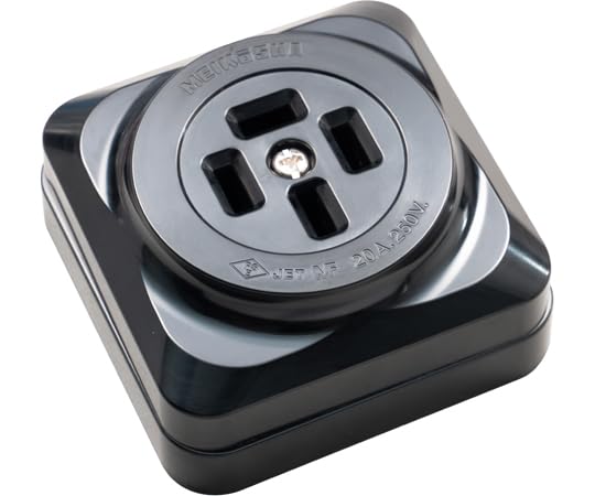 Amazon.co.jp: 明工 接地3P20A角形コンセント MR2749 : 産業・研究開発用品